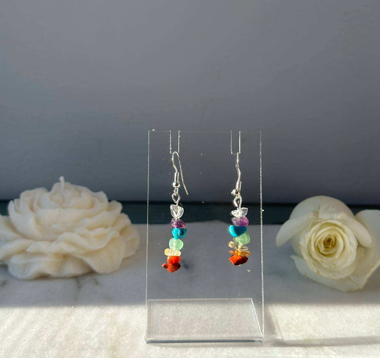 Chakra Mini Tumble Earrings