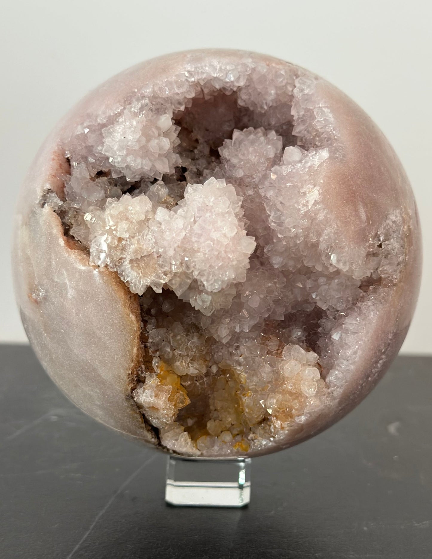 Pink Amethyst Druzy Sphere