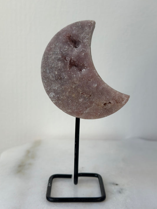 Small Amethyst Crescent Moon