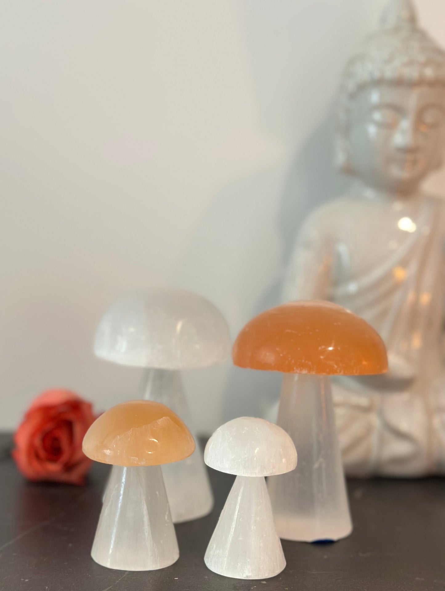 Orange Selenite Mushroom
