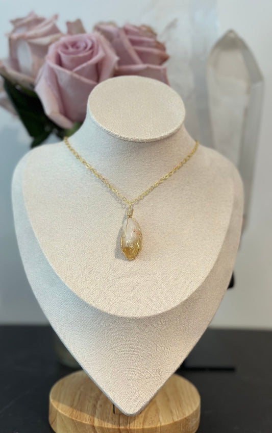 Citrine Raw Necklace