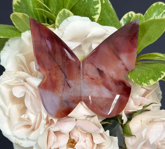 Carnelian Agate Butterfly
