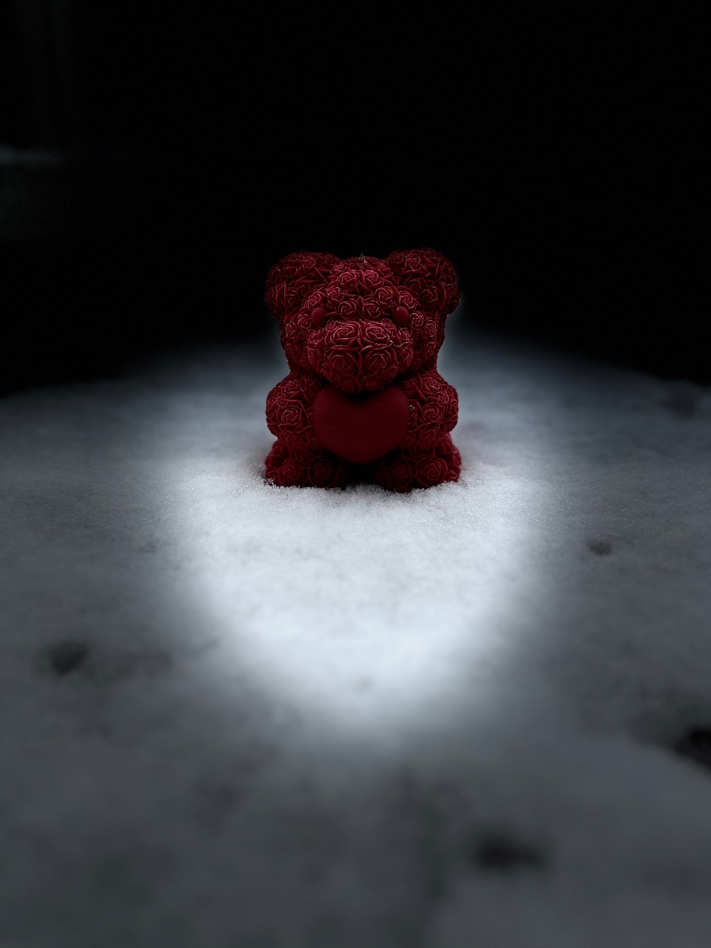 Rose Teddy Love Candle