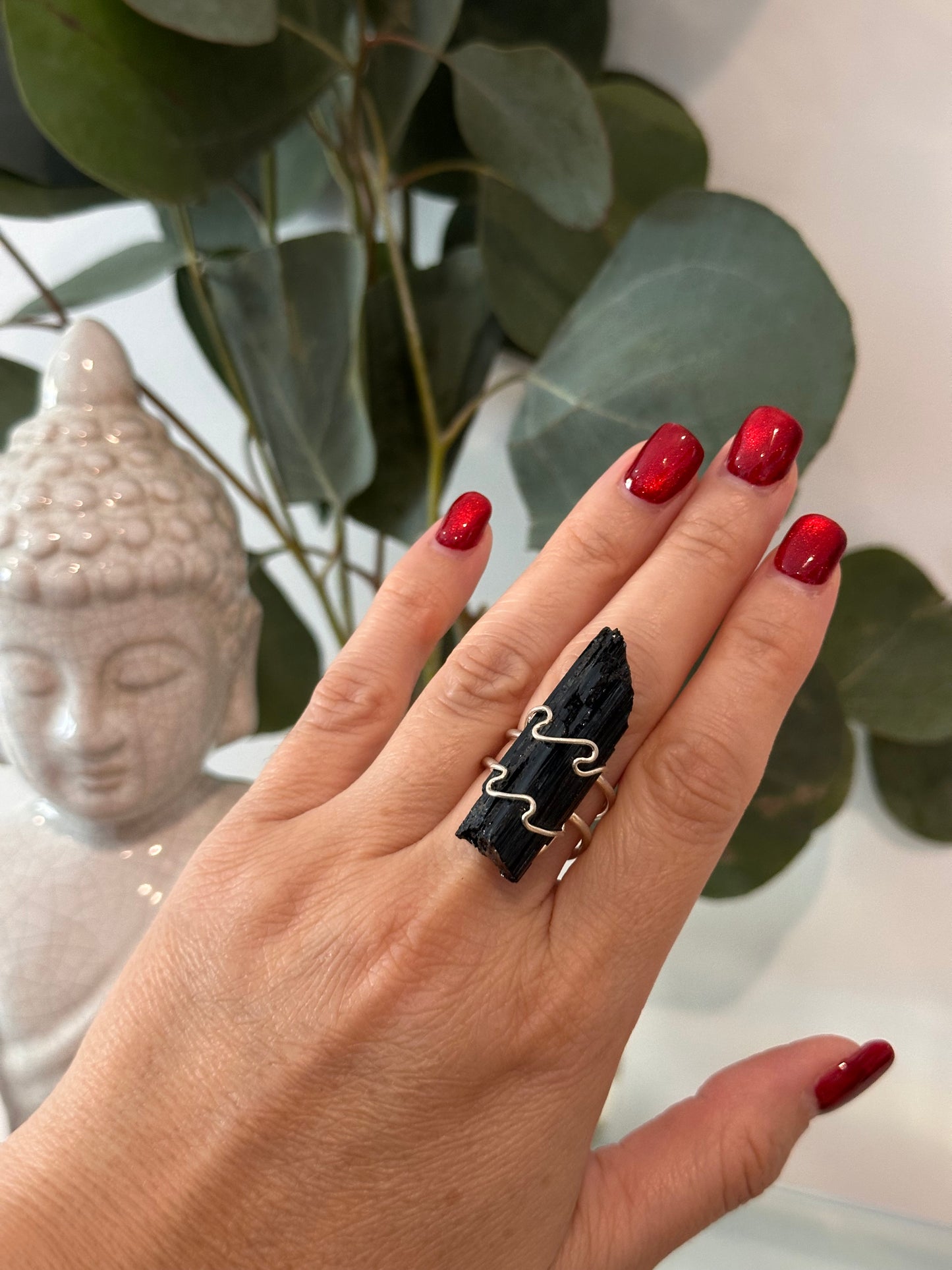 Black Tourmaline Protection Ring