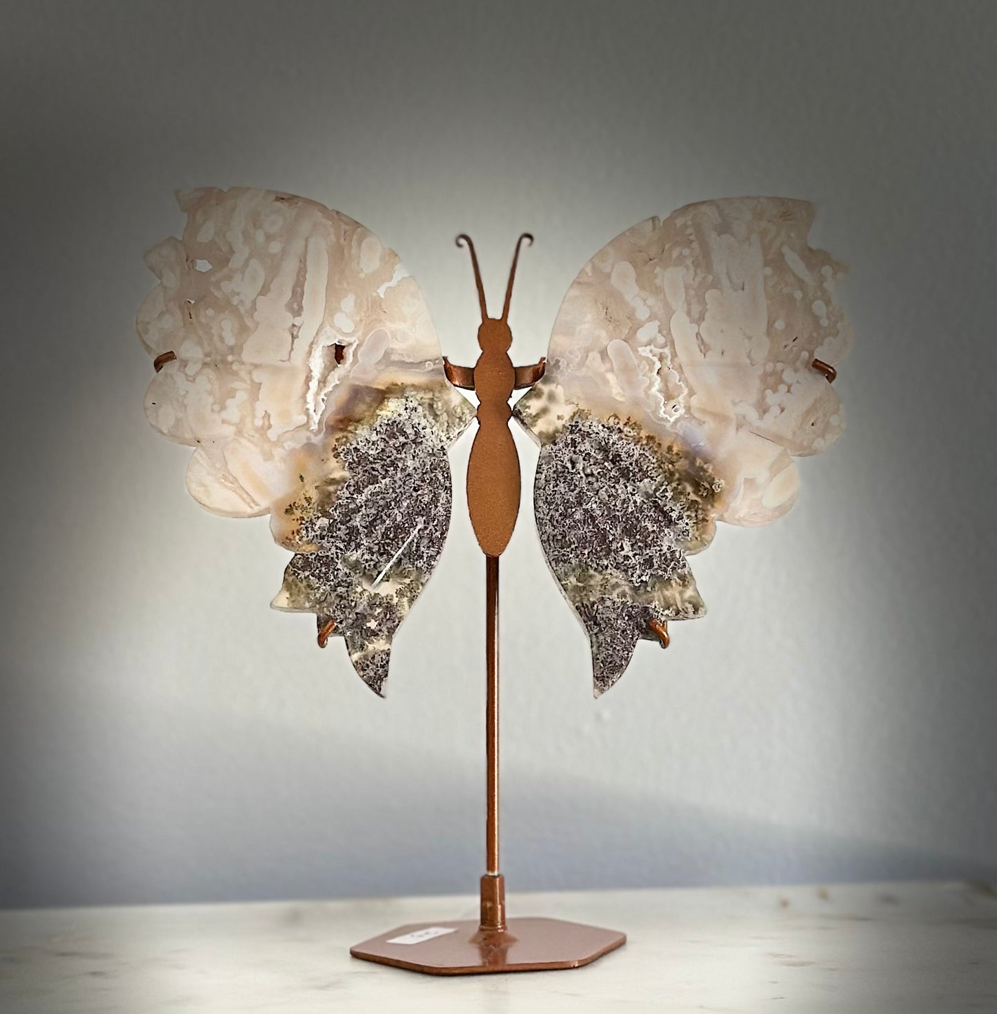 Scenic Moss Agate Butterfly