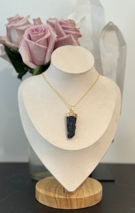 Black Tourmaline Protection Pendant