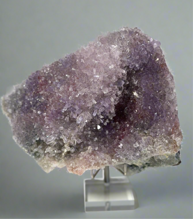Flower Amethyst with Zeolite – Galaxy Crystal