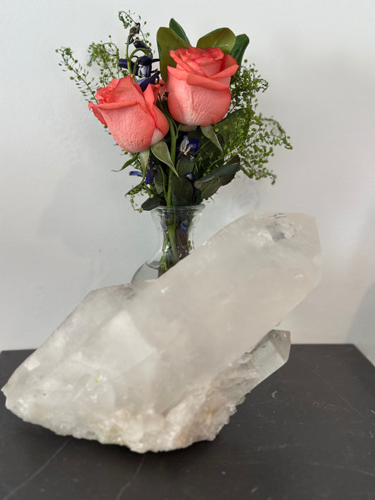 Extra Large Clear Quartz Cluster (Triple Point)