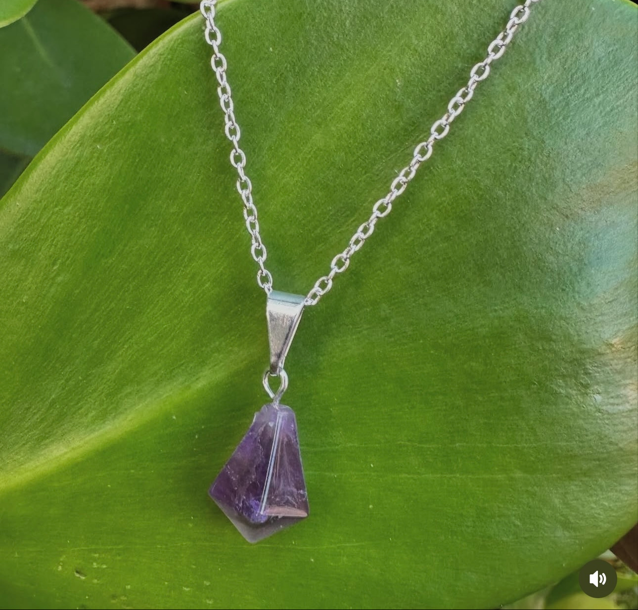 Amethyst Diamond Necklace